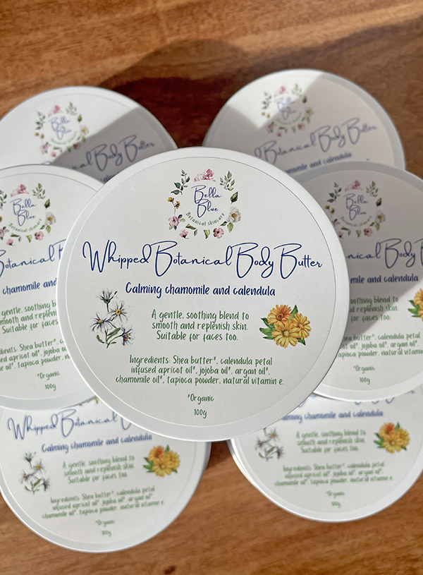 Calming Chamomile and Calendula Whipped Body Butter