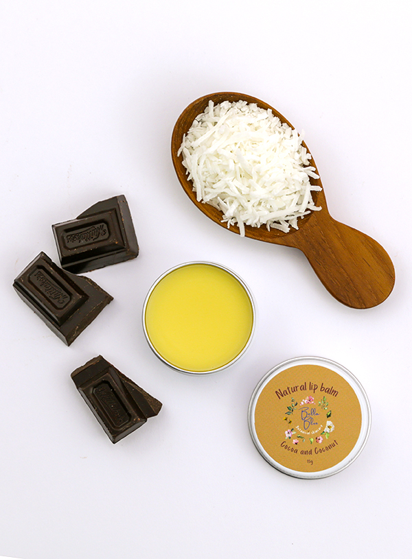 Natural Cocoa and Coconut Lip Balm (tin)